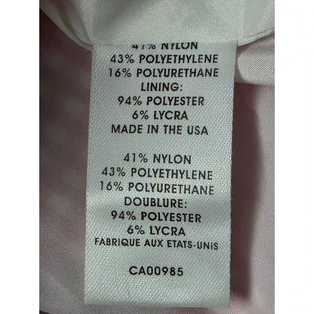 Nanette Lepore Fit & Flare Dress Womens 2 Pink White Gingham Check Sleeveless
